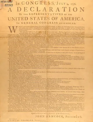 The Declaration of Independence of the United States of America