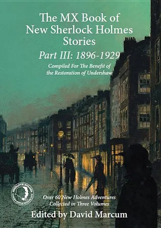 The MX Book of Sherlock Holmes Stories Part III