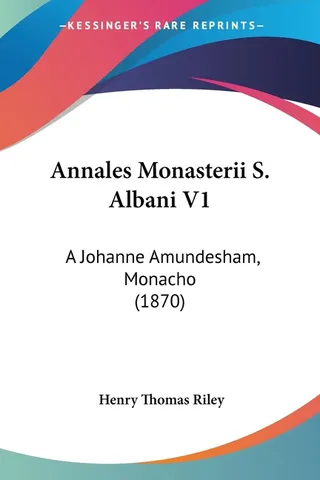 Annales Monasterii S. Albani