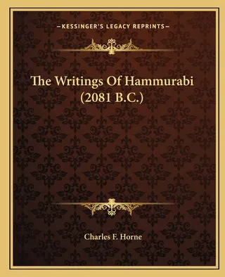 The Writings Of Hammurabi