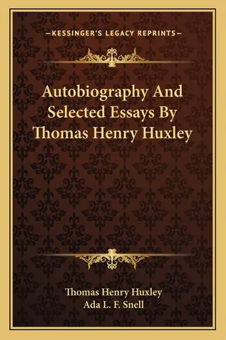 Autobiography and Selected Essays