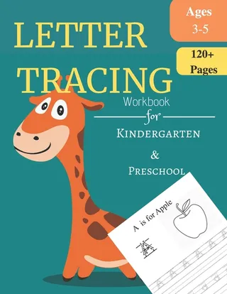 Letter Tracing Workbook Kindergarten Preschool