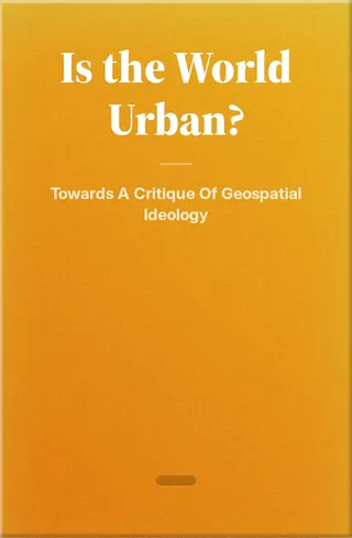 Is the World Urban?