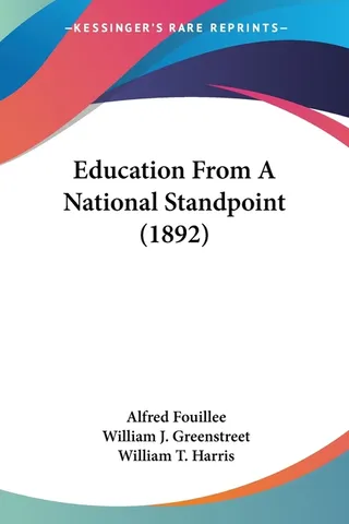 Education From A National Standpoint