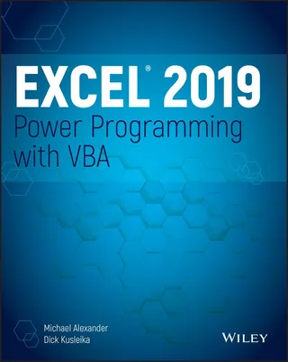 Excel 2019 Power Programming with VBA
