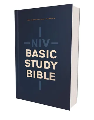 Niv Basic Study Bible Economy Blue Red Letter