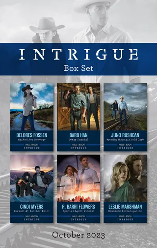 Intrigue Box Set Oct 2023/Marked for Revenge/Texas Scandal/Wyoming Mountain Cold Case/Pursuit at Panther Point/Special Agent Witness/Resolute Investigation