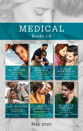 Awakened by Her Brooding Brazilian / Falling for the Single Dad Surgeon / The Nurse's Reunion Wish / Baby Bombshell for the Doctor Prince / Their Hot Hawaiian Fling / Unlocking the Ex-Army Doc's Heart