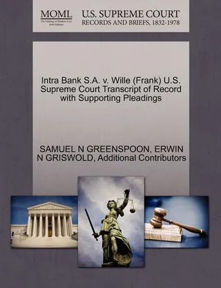 Intra Bank S.A. v. Wille (Frank)
