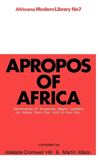 Apropos of Africa