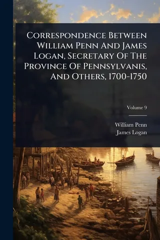 Correspondence Between William Penn And James Logan, Secretary Of the Province Of Pennsylvania, And Others, 1700-1750