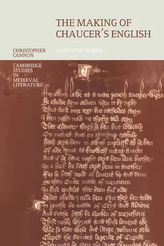 The Making of Chaucer's English