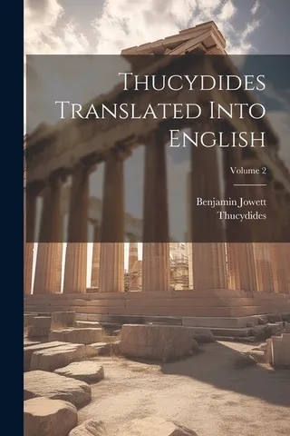 Thucydides Translated Into English Volume 2