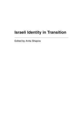 Israeli Identity in Transition