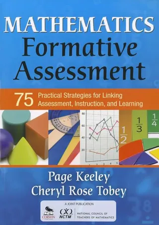 Mathematics Formative Assessment Volume 1