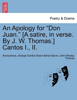 An Apology for Don Juan