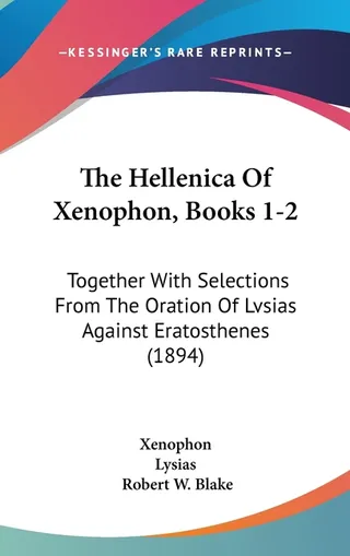 The Hellenica Of Xenophon