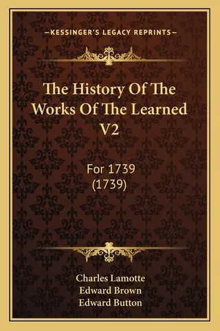 The History Of The Works Of The Learned