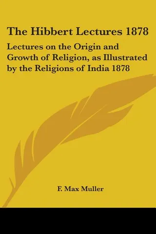 The Hibbert Lectures 1878