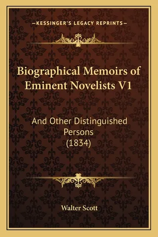 Biographical Memoirs of Eminent Novelists