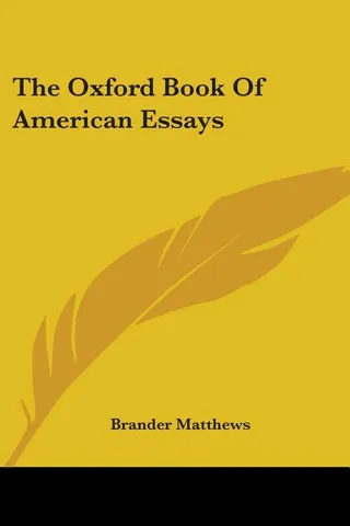 The Oxford Book Of American Essays