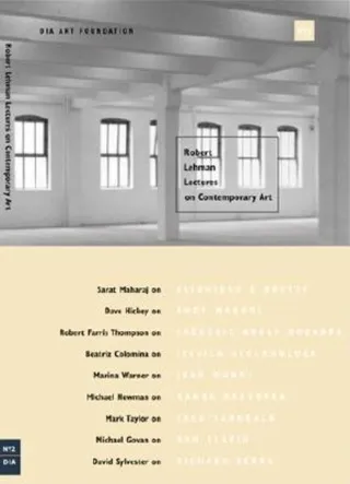 Robert Lehman Lectures on Contemporary Art No. 2
