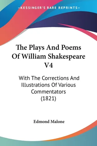 The Plays and Poems of William Shakespeare