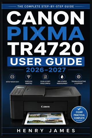 Canon Pixma Tr4720 User Guide