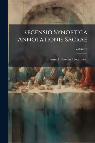 Recensio Synoptica Annotationis Sacrae
