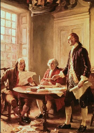 The Leviathan (1651), The Two Treatises of Government (1689), The Social Contract (1762), The Constitution of Pennsylvania (1776)