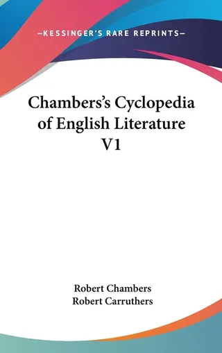 Chambers's Cyclopedia of English Literature