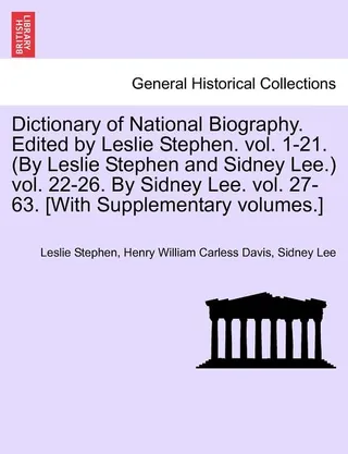 Dictionary of National Biography