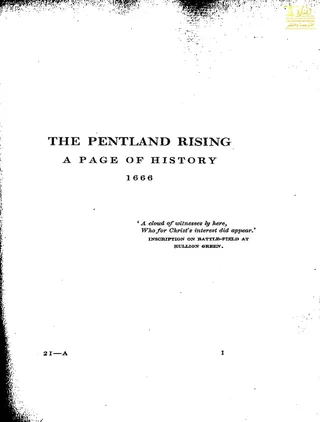 The Pentland Rising