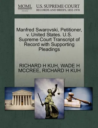Manfred Swarovski, Petitioner, v. United States