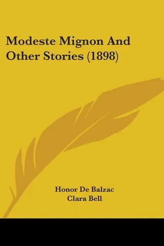 Modeste Mignon and Other Stories
