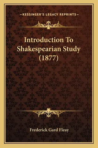 Introduction To Shakespearian Study 1877
