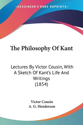 The Philosophy Of Kant