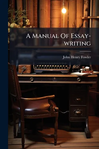 A Manual of Essay-Writing