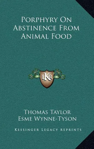 On Abstinence From Animal Food