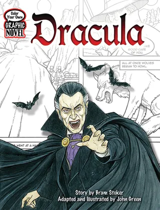 Dracula: Color Your Own Graphic Novel