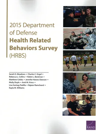2015 Department of Defense Health Related Behaviors Survey