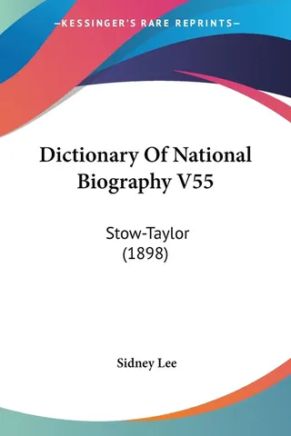 Dictionary of National Biography