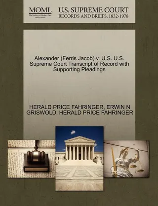 Alexander (Ferris Jacob) v. U.S.