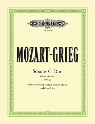 Piano Sonata in C K545 Sonata Facile with 2nd Piano Part by Edvard Grieg