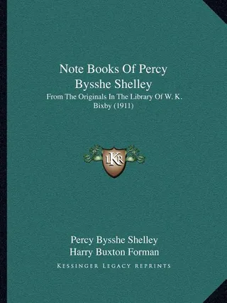 Note Books of Percy Bysshe Shelley