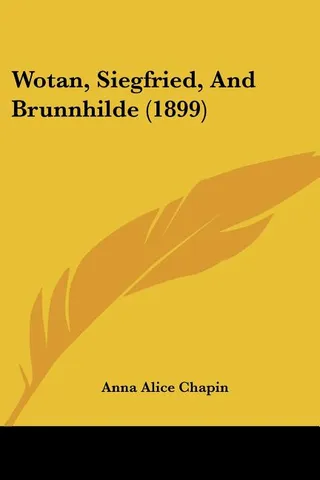 Wotan Siegfried And Brunnhilde 1899