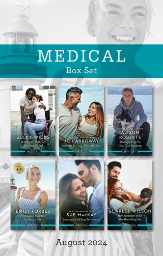 Daring To Fall For The Single Dad / Secretly Dating The Baby Doc / Therapy Pup To Heal The Surgeon / Pregnancy Surprise In Byron Bay / Paramedic’s Fling To Forever / Her Summer With The Brooding Vet