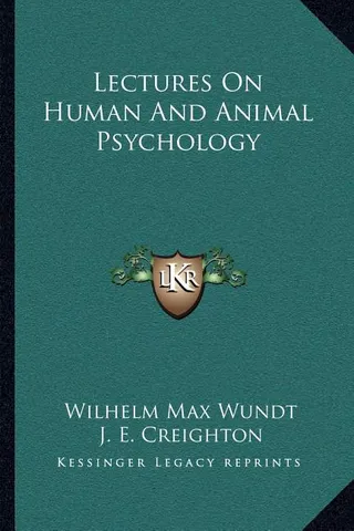 Lectures on Human and Animal Psychology