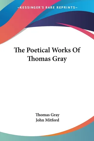 The Poetical Works of Thomas Gray