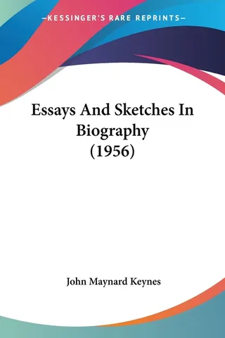 Essays and Sketches in Biography